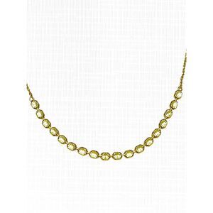 Diamond Cut Bead Necklace Dainty Gold Tone Tiny Polished Metal Starburst 18"